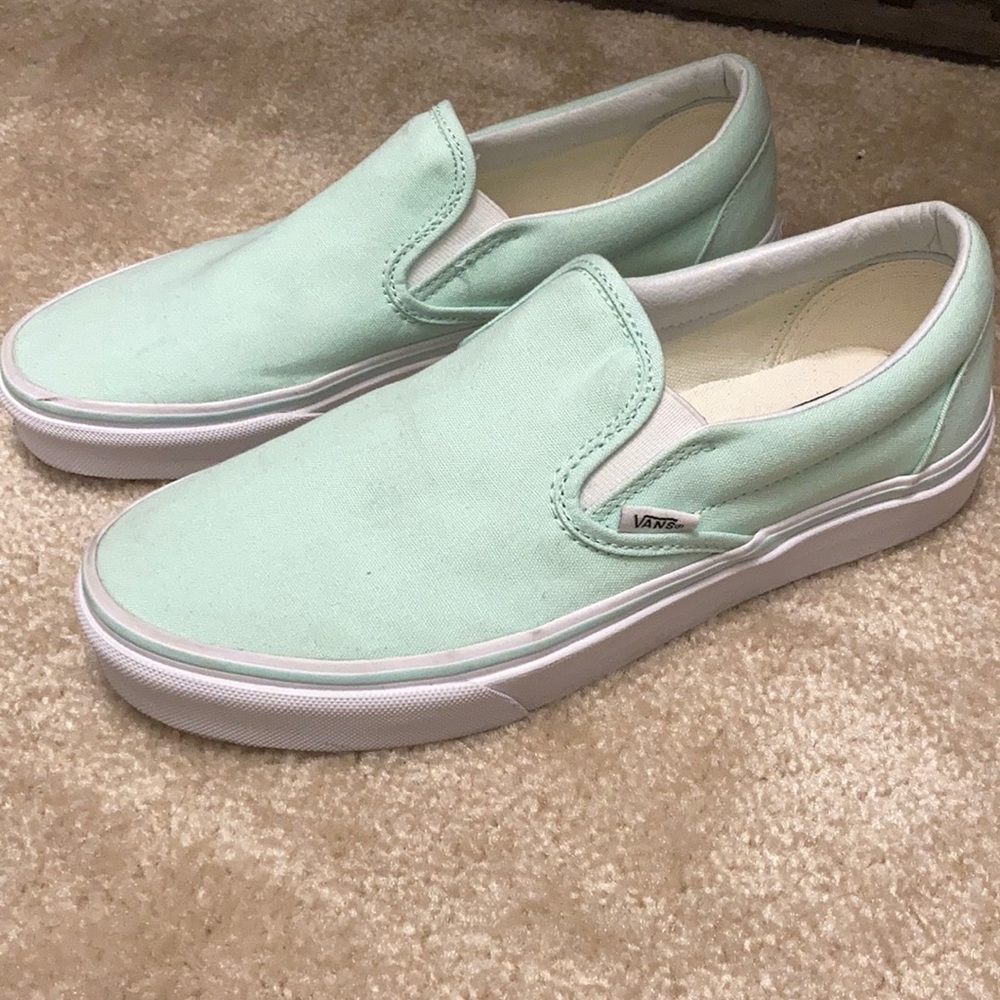 Mint green vans